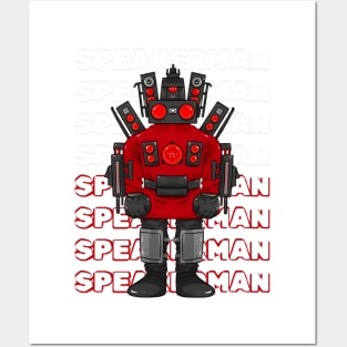 Skibidi Toilet Titan Speakerman New Posters and Art